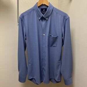 Wool and Prince 210 Button-Down Shirt (Blue Oxford)